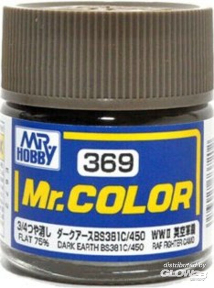 Mr Hobby -Gunze Mr. Color (10 ml) DARK EARTH BS381C/450