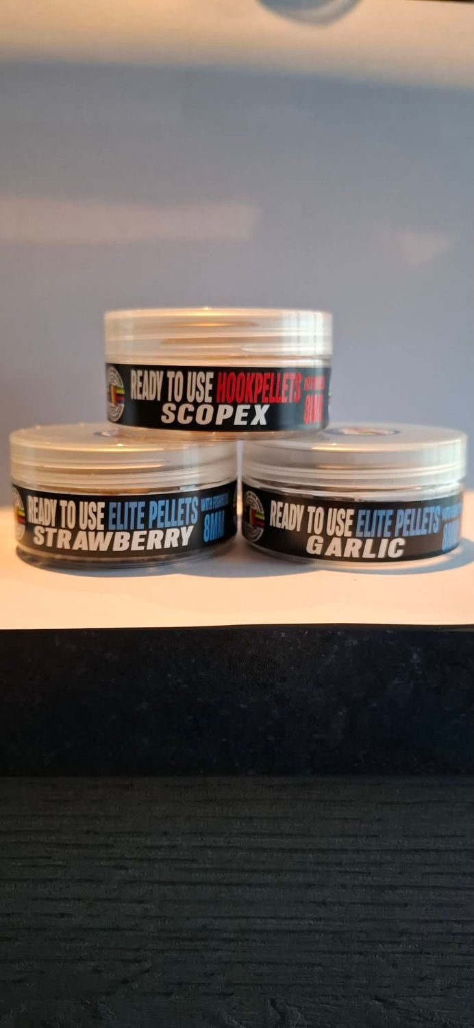 Ready to use elite pellets 8mm scopex