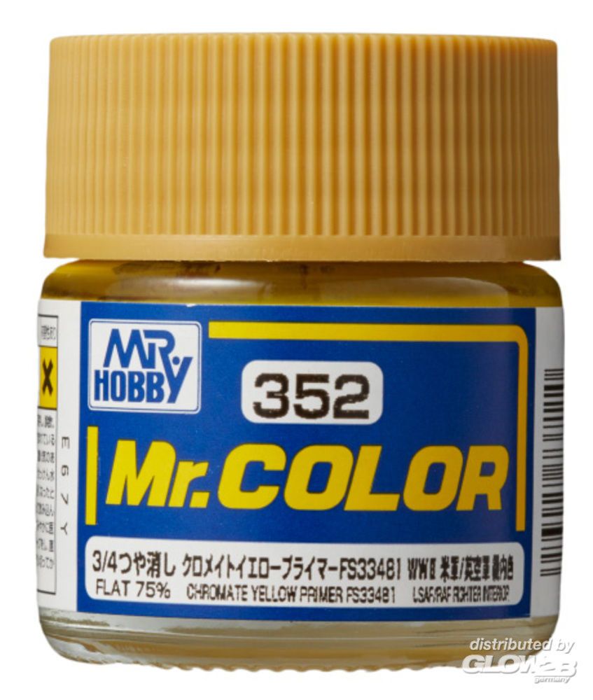Mr Hobby -Gunze Mr. Color (10 ml) CHROMATE YELLOW PRIMER FS33481