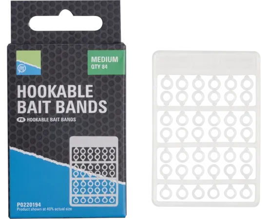Hookable Bait Bands  MEDIUM - PRESTON
