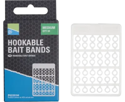 Hookable Bait Bands  MEDIUM - PRESTON