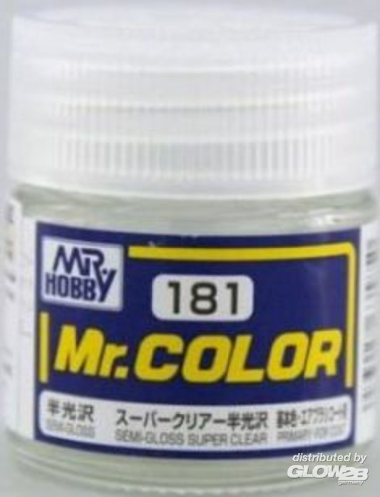 Mr Hobby -Gunze Mr. Color (10 ml) SEMI-GLOSS SUPER CLEAR