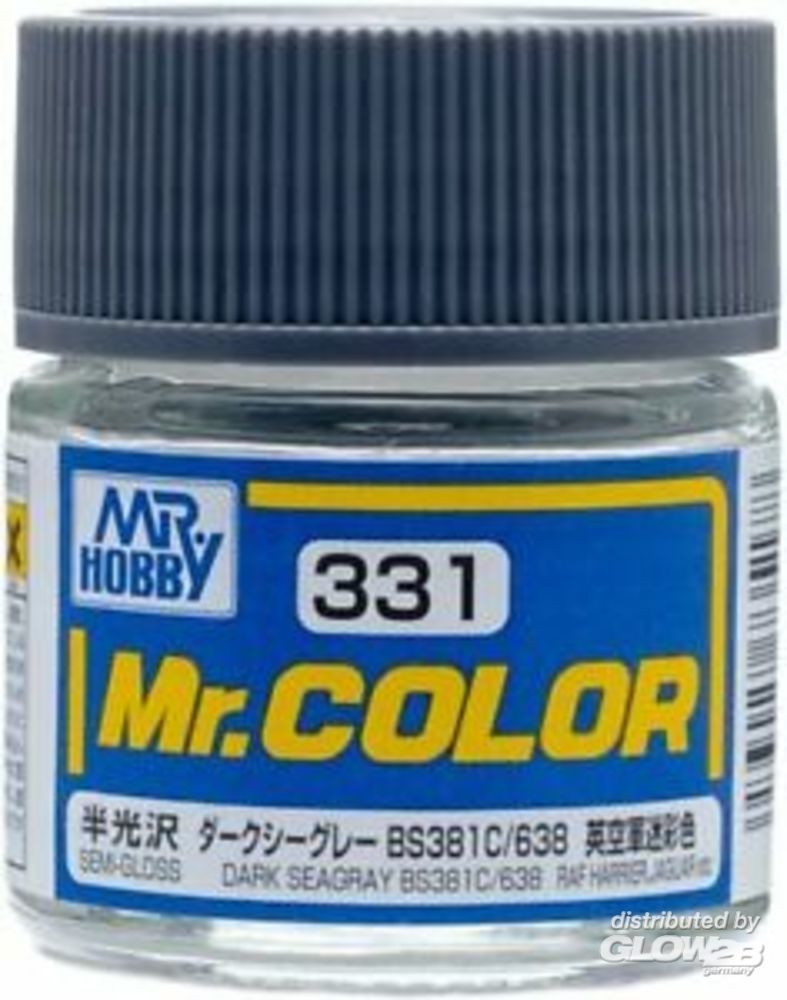 Mr Hobby -Gunze Mr. Color (10 ml) DARK SEAGRAY BS381C 638