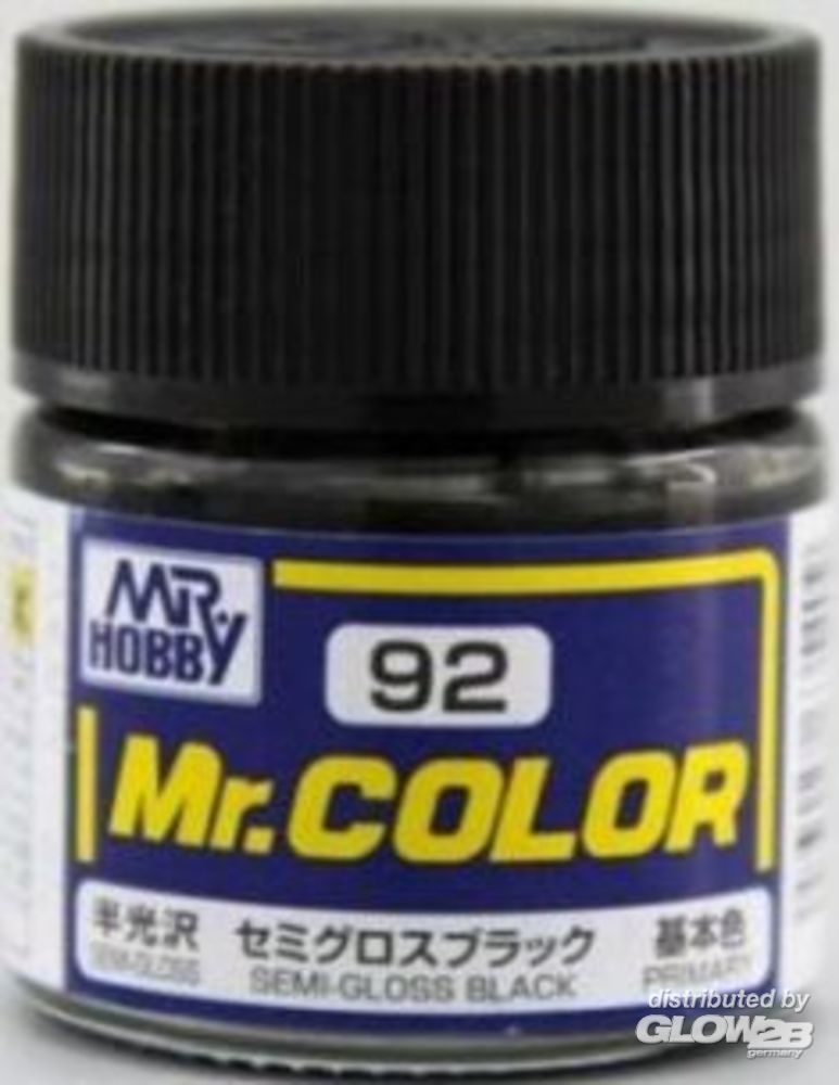 Mr Hobby -Gunze Mr. Color (10 ml) SEMI GLOSS BLACK