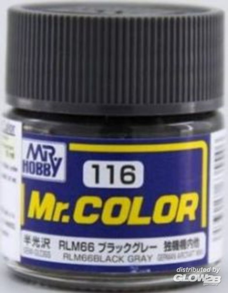 Mr Hobby -Gunze Mr. Color (10 ml) RLM66 BLACK GRAY