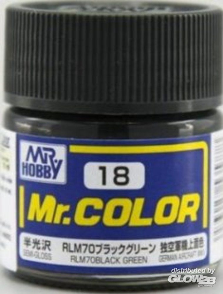 Mr Hobby -Gunze Mr. Color (10 ml) RLM70 BLACK GREEN