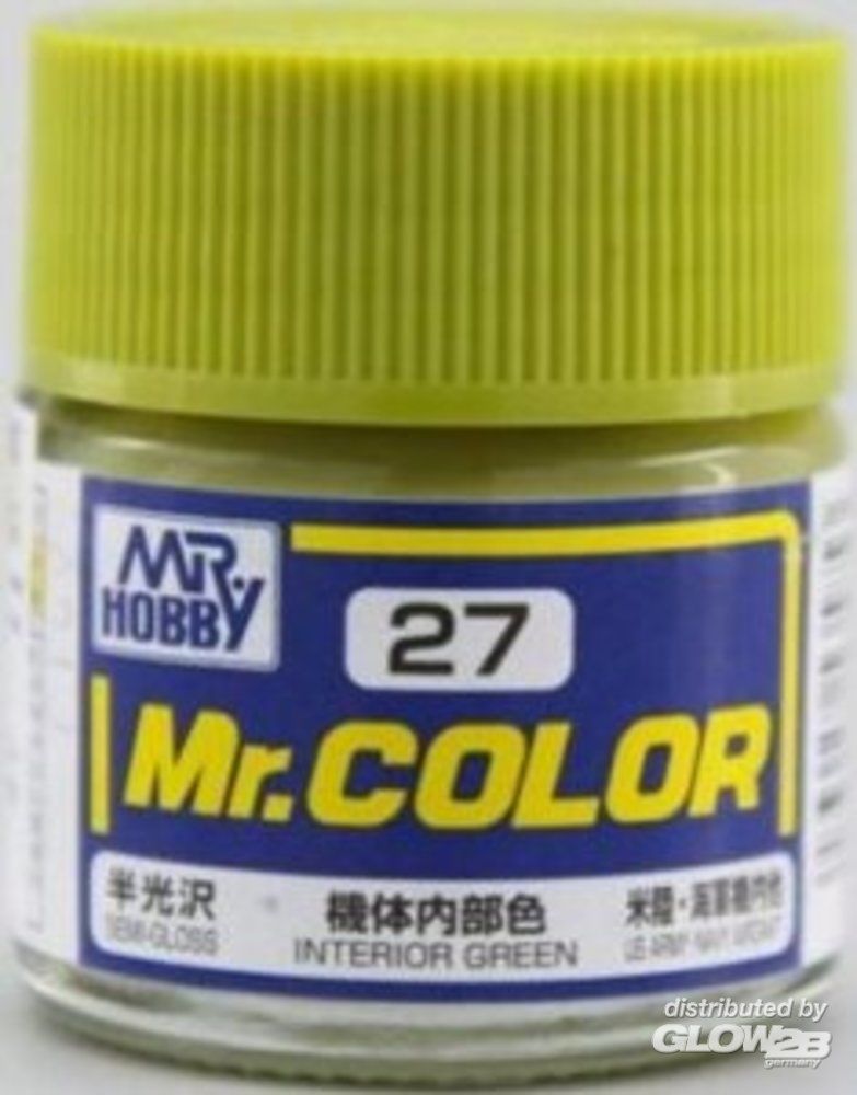 Mr Hobby -Gunze Mr. Color (10 ml) INTERIOR GREEN