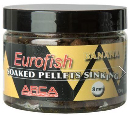 Eurofish soaked pellets Sinking banana 8mm 100g