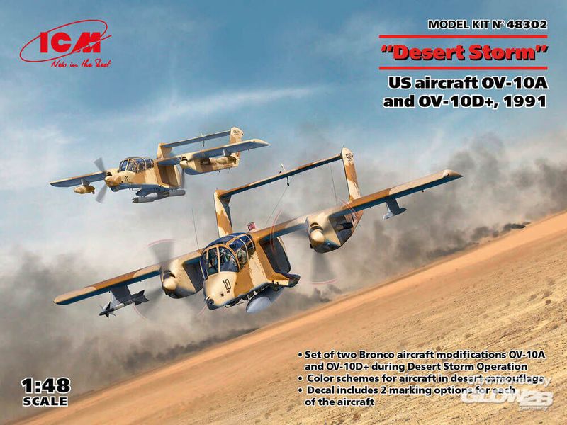 'Desert Storm'. US aircraft OV-10A and OV-10D+, 1991 in 1:48