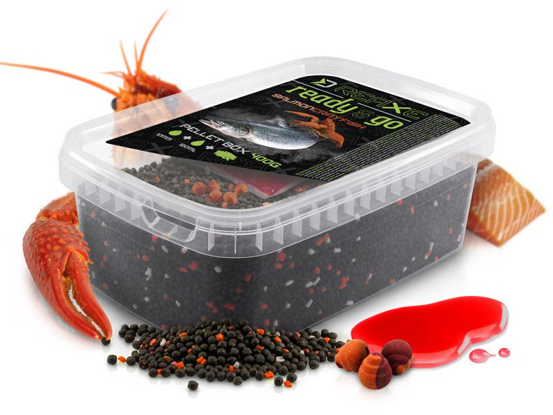Pellet box Delphin reaxe salmon crayfish