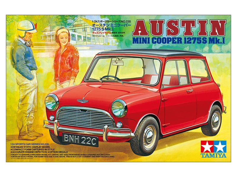 1/24 SCALE AUSTIN MINI COOPER 1275S Mk.I - TAMIYA