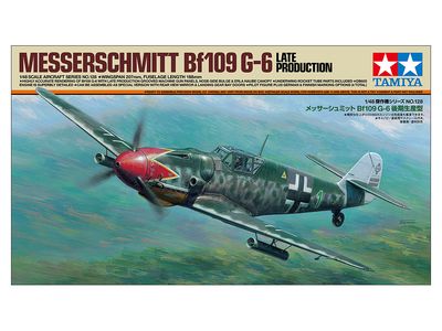 1/48 SCALE MESSERSCHMITT Bf109 G-6 LATE PRODUCTION - TAMIYA