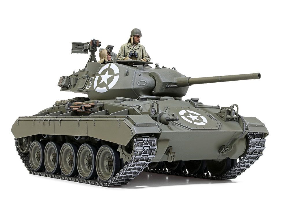 1/35 SCALE U.S. LIGHT TANK M24 CHAFFEE EUROPEAN THEATER TAMIYA