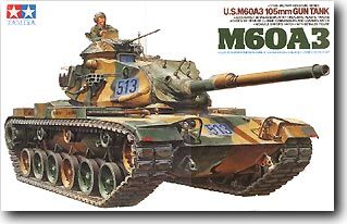 Tamiya 35140 American MBT M60A3/105mm gun