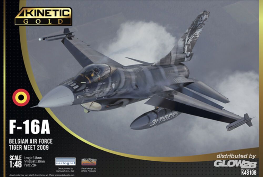 F-16A MLU Tiger Meet 2009 in 1:48 - KINETIC