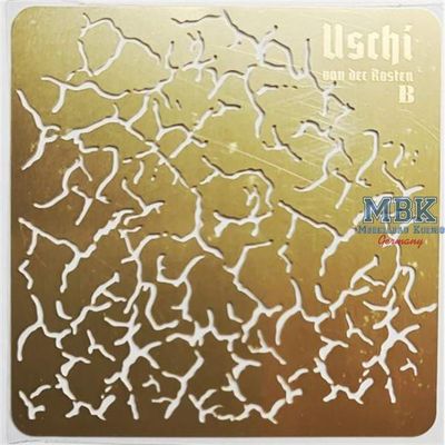TRINITY SPLATTER 2 airbrush stencils set - USCHI VAN DER ROSTEN