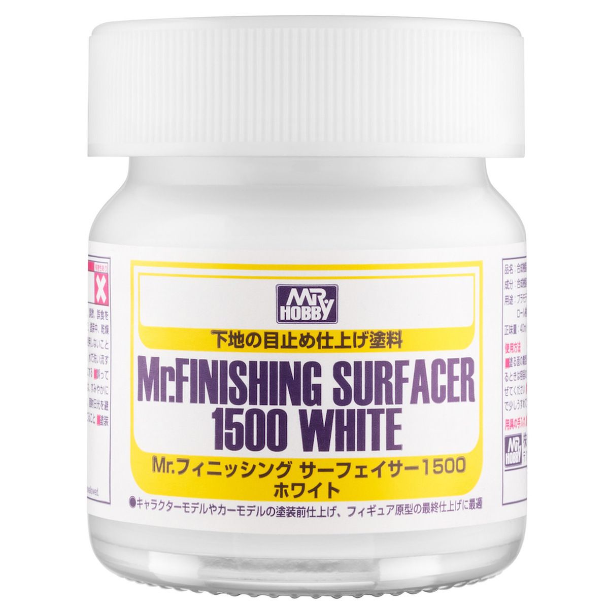 Mr.Hobby SF-291 Mr.Finishing Surfacer 1500 White 40ml