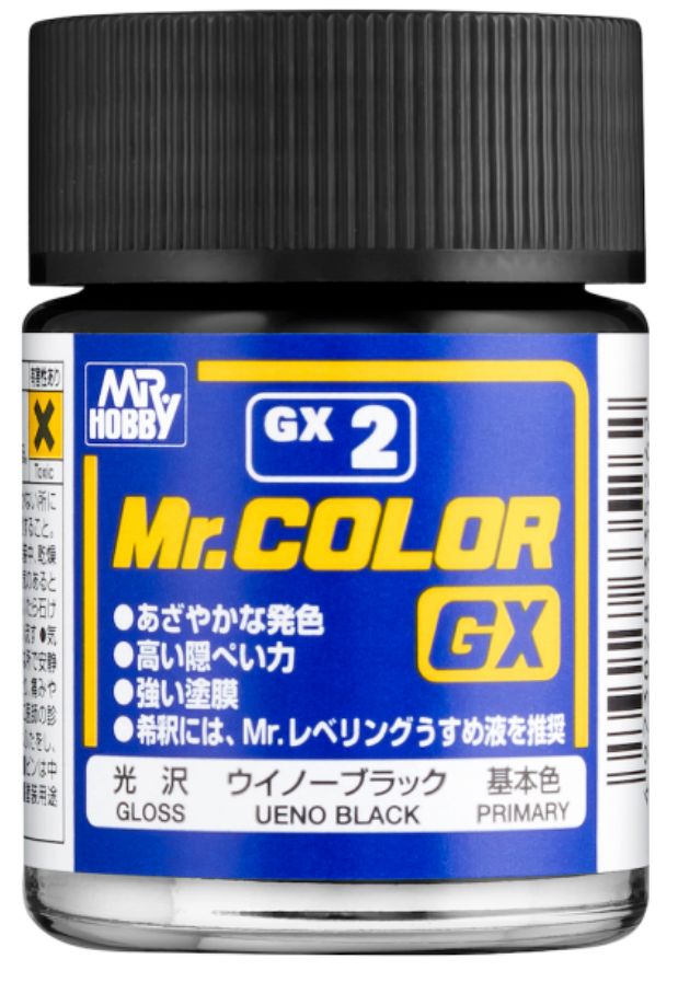 Mr.Hobby GX-2 Ueno Zwart Glans  18ml
