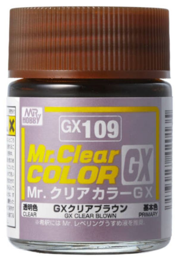 Mr.Hobby GX-109 Clear Brown 18ML