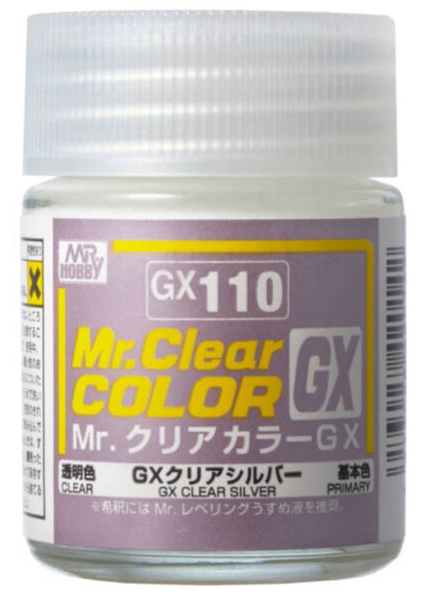 Mr.Hobby GX-110 Clear Silver 18 ML