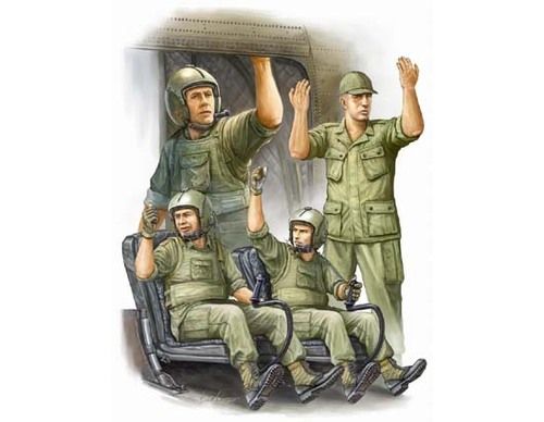 Trumpeter US Army CH-47 Crew in Vietnam 1/35
