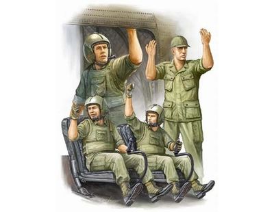 Trumpeter US Army CH-47 Crew in Vietnam 1/35
