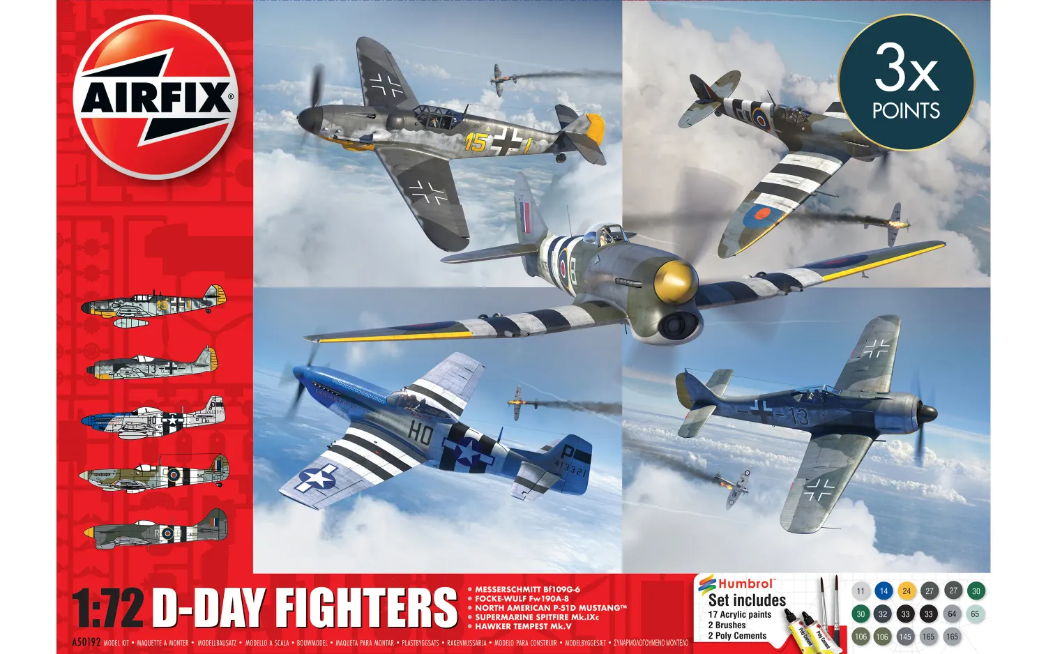 D-Day Fighters Gift Set 1/72