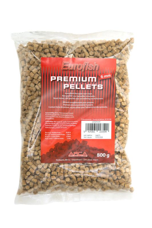 Premium pellets 6mm eurofish