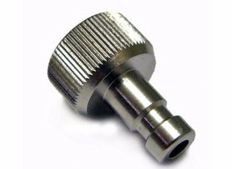 PLUG IN NIPLLE FEMALE 1/8" - M 2,7 MM CHROME FOR CR PLUS , HANSA Harder &amp; steenbeck
