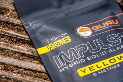 Guru Tackle - Guru Hybrid Elastic 1.6mm Yellow 5m