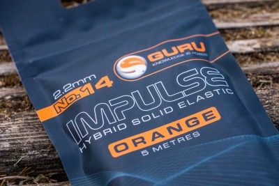 Guru Tackle - Guru Hybrid Elastic 2.2mm Fluro Orange 5m