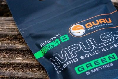 Guru Tackle - Guru Hybrid Elastic 2.6mm Dark Green 5m
