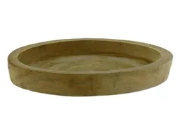 Houten schotel diam. 30cm