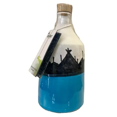 LINEA TRULLO - olijfolie in keramiek kannetje blauw
