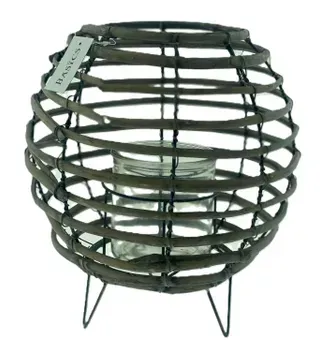 LANTAARN BRUIN 28x25CM