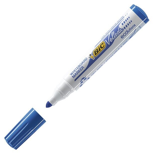 Rotulador pizarra blanca bic velleda 1701 color azul 1,5 mm