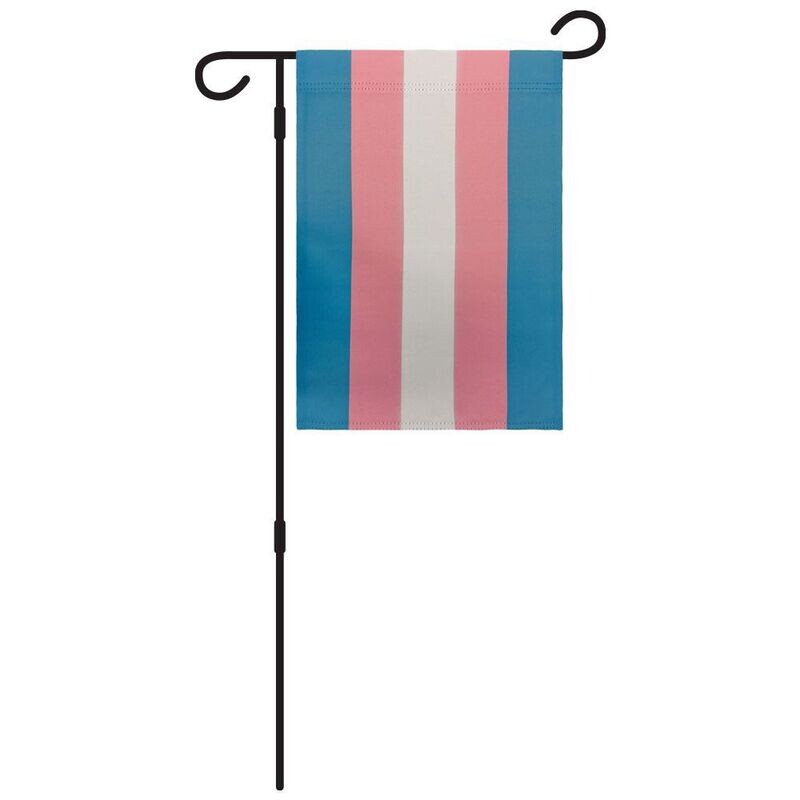 FLAG IMPORTER TRANS PRIDE GARDEN FLAG  12X18IN FLAG