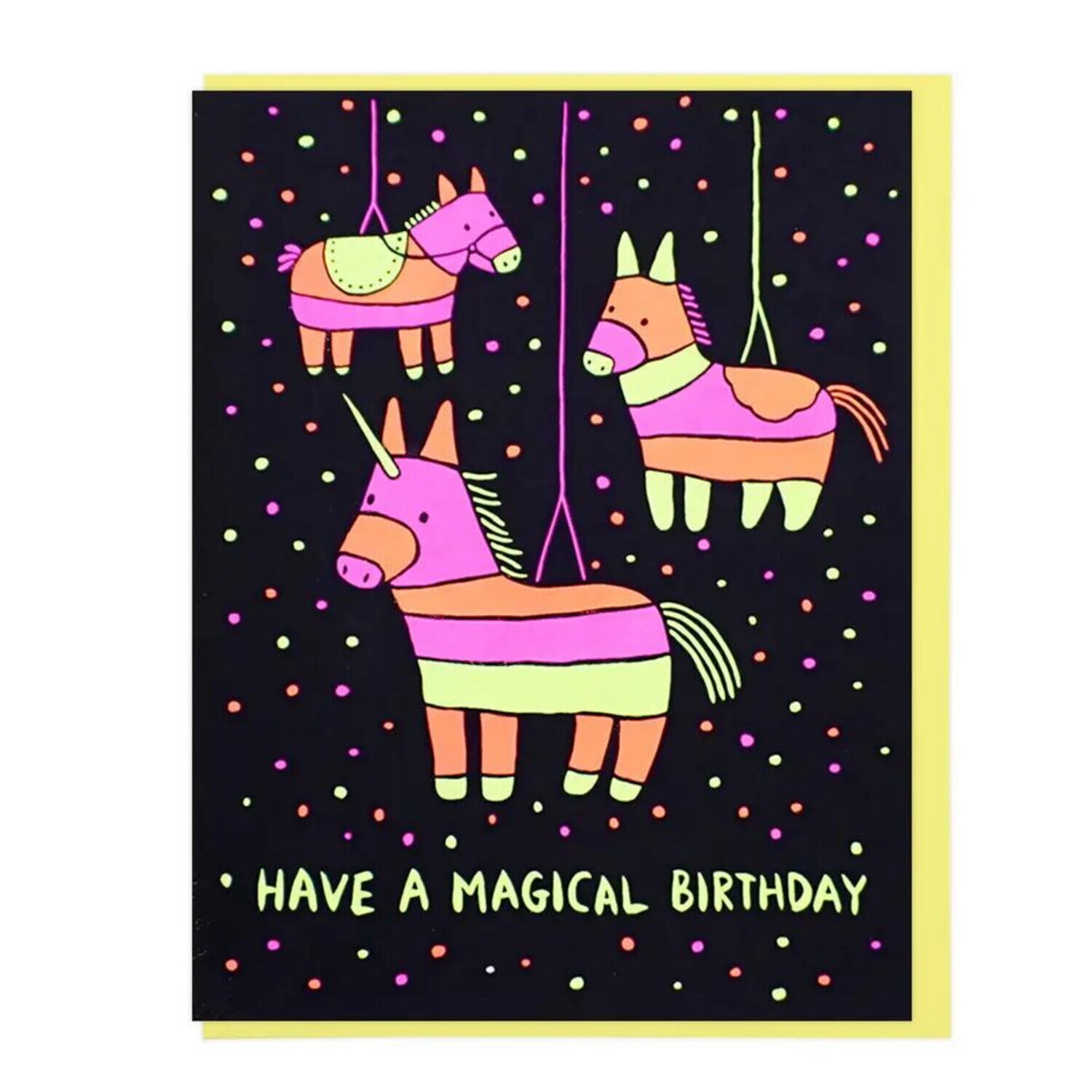 MAGICAL BIRTHDAY PINATAS CARD