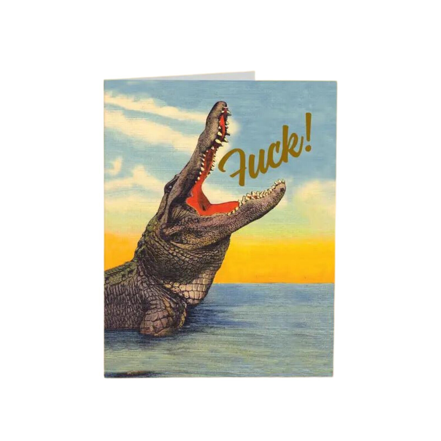FUCK CROCODILE CARD