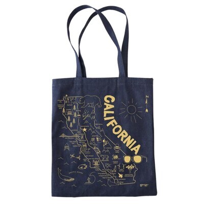 DENIM CALIFORNIA TOTE