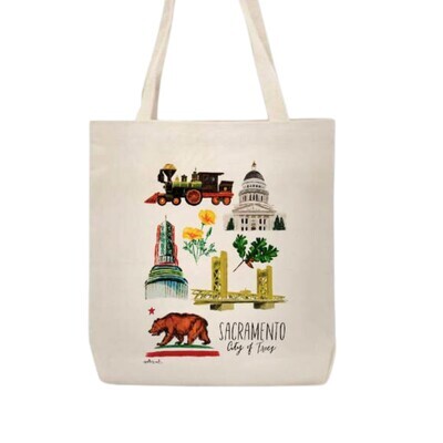 SACRAMENTO COLLAGE TOTE