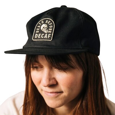 DEATH BEFORE DECAF HAT