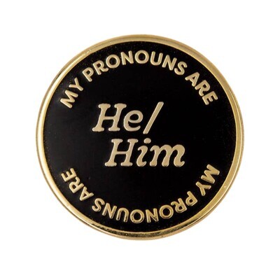HE/HIM PRONOUNS ENAMEL PIN