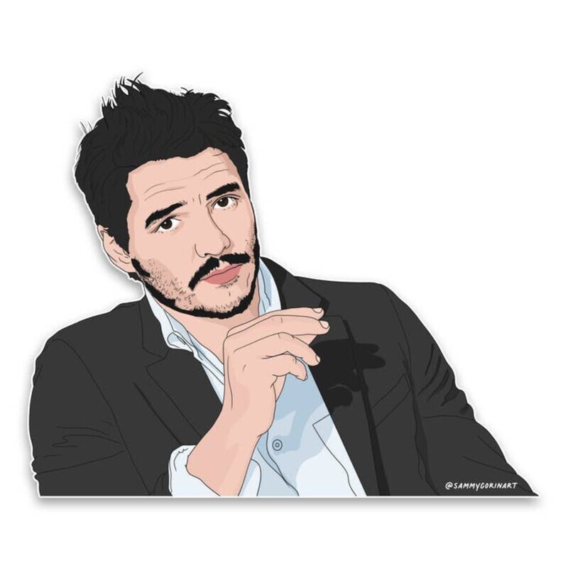PEDRO PASCAL STICKER