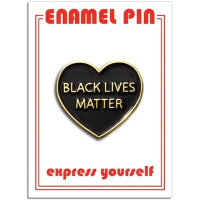 BLACK LIVES MATTER ENAMEL PIN