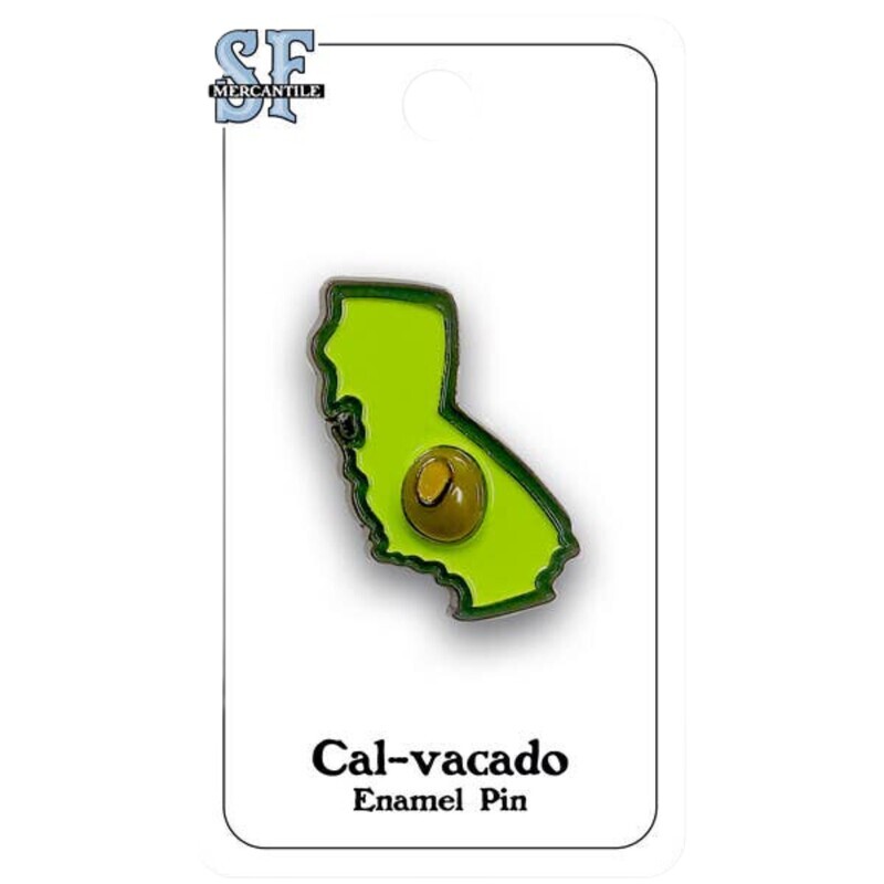 CA AVOCADO ENAMEL PIN