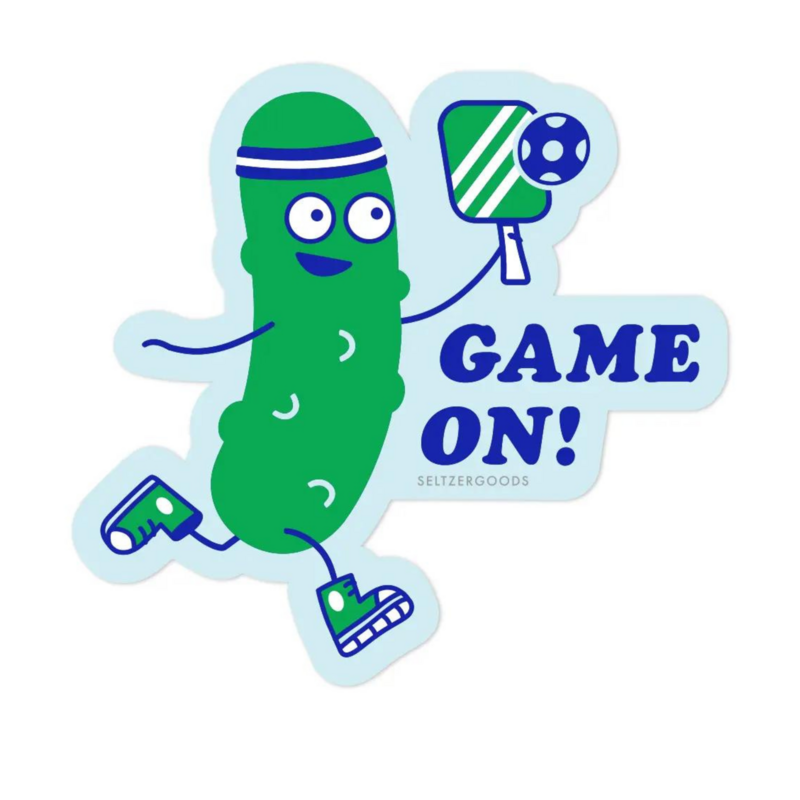 PICKLEBALL PLAY ON STICKER