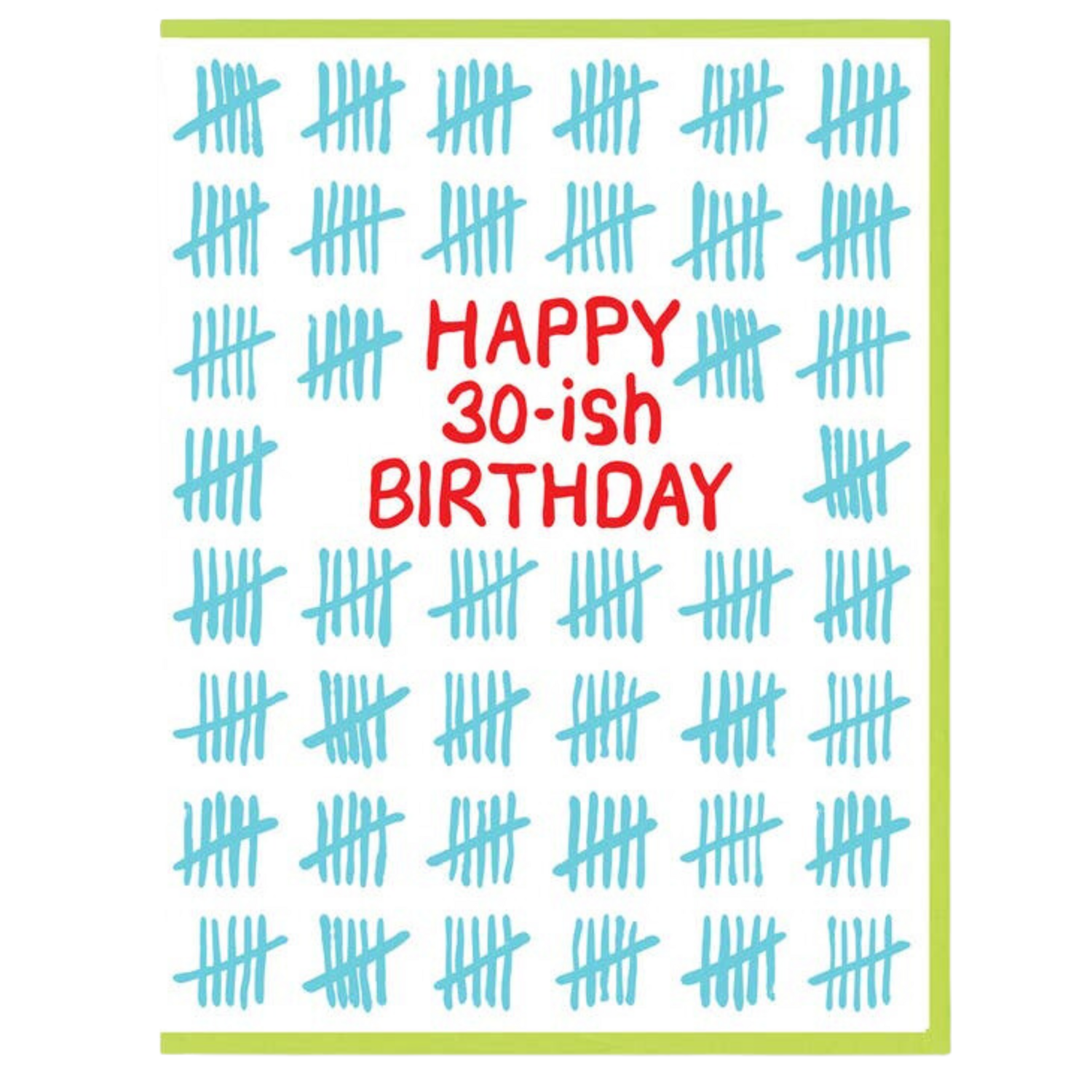 HAPPY 30-ISH BIRTHDAY CARD
