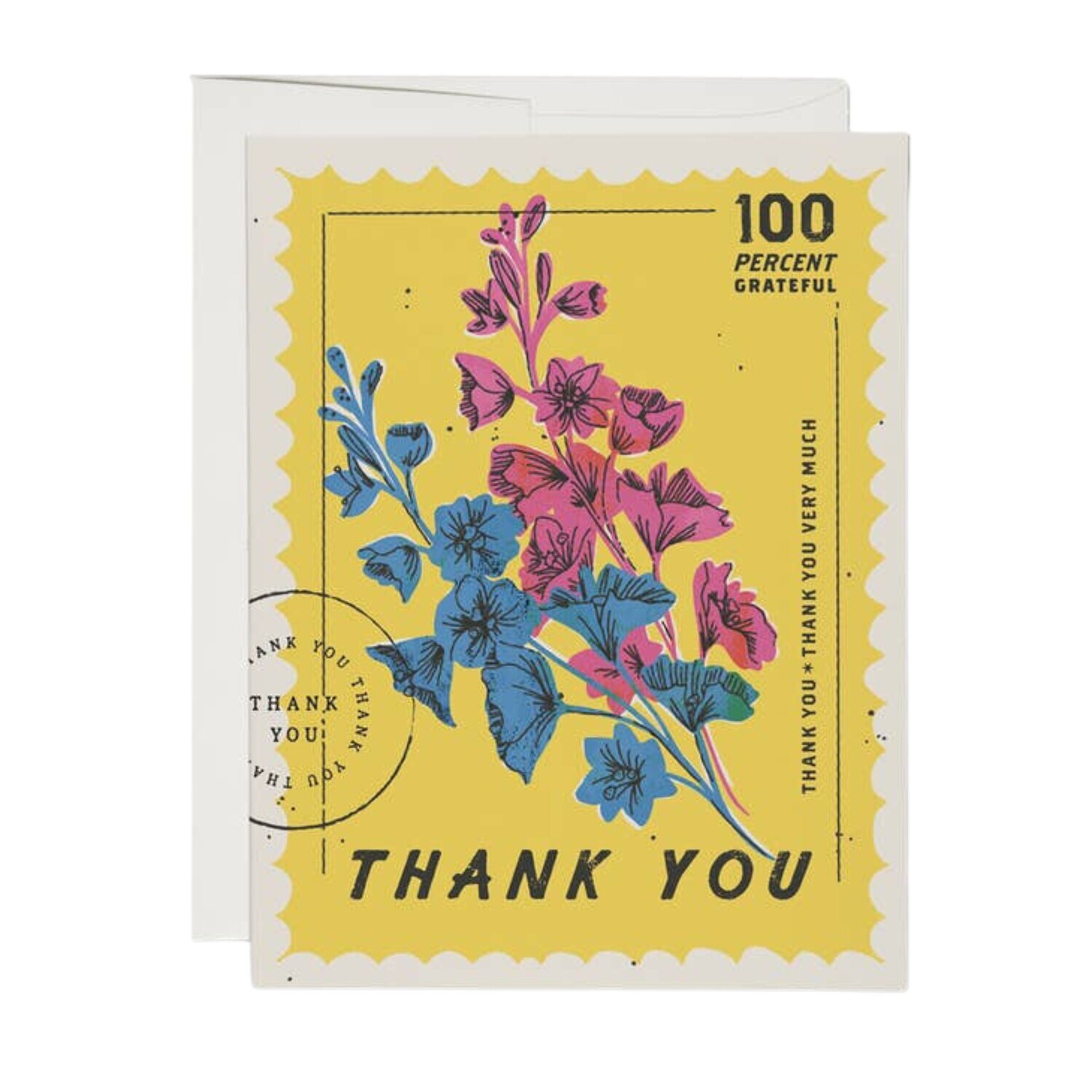 THANK YOU FLORAL CARD