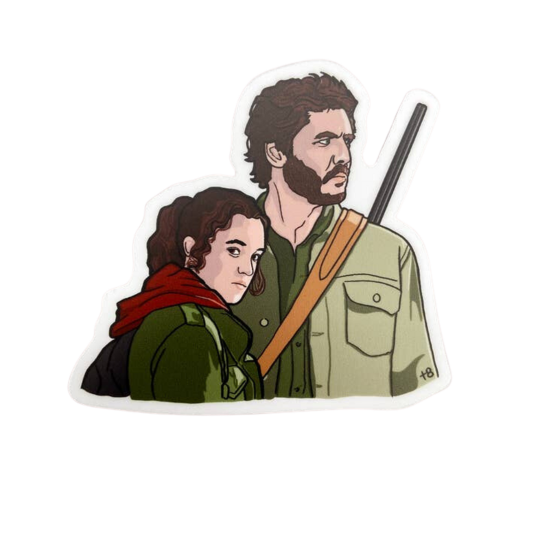 ELLIE AND JOEL- THE LAST OF US STICKER